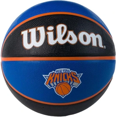 Afbeelding van Wilson Basketbal Nba Team Tribute Ny Knicks Maat 7 Blauw