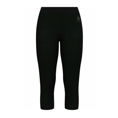 Afbeelding van Odlo Merino 200 Basislaag 3/4 Een Broek Zwart S Vrouw