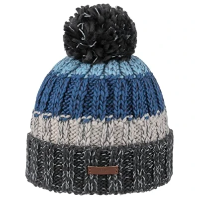 Afbeelding van barts Wilhelm Muts (Sport) Unisex blauw/ grijs/ wit