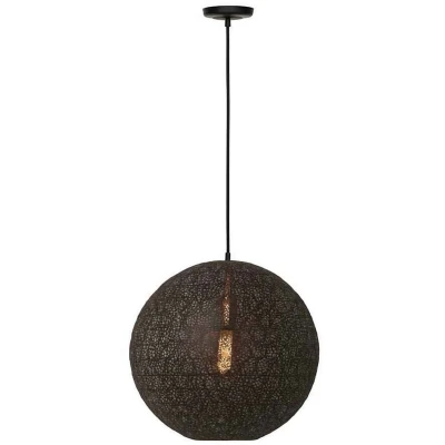Afbeelding van Freelight Hanglamp Moon Zwart Mat Goud 30cm