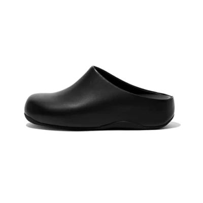 Afbeelding van Fitflop SHUV Muiltjes, Dames, Maat: 36, Black Leer