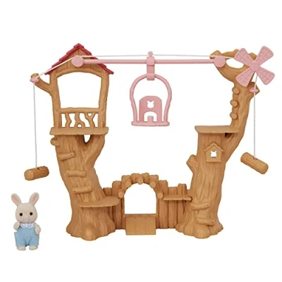 Image de La Tyrolienne des bébés Sylvanian Families Baby Ropeway Park