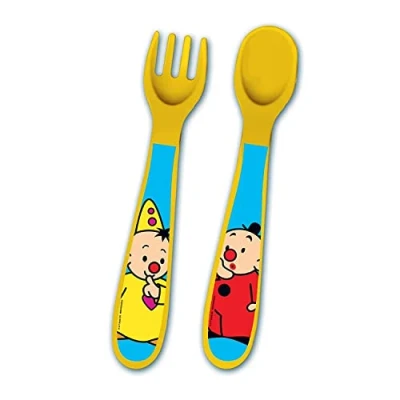 Afbeelding van Bumba kinderservies bestekset vork en lepel