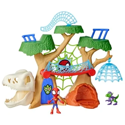 Image de Figurines Spidey and His Amazing Friends Base forestière Dino Webs