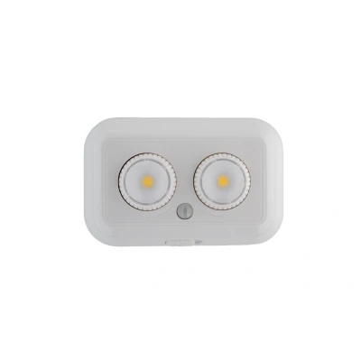Afbeelding van LED Kastlamp 1W op Batterijen, Sensor, Wit, Kantelbaar, Dimbaar