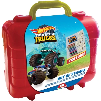 Afbeelding van Hot Wheels Reis Stempel en Kleurkoffer