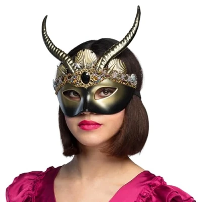 Afbeelding van Boland Halfmasker Voodoo Mawu Volwassenen