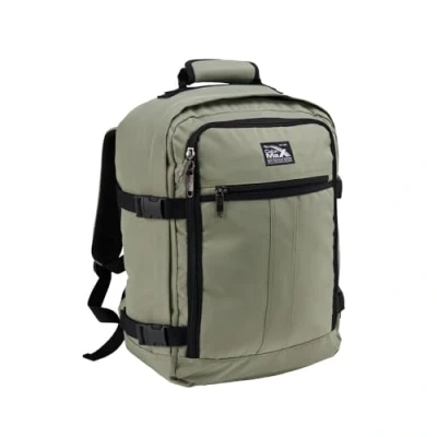 Afbeelding van CabinMax Metz Reistas Handbagage 24L Wizz Air Rugzak Transavia Schooltas 40x30x20 cm Compact Backpack Lichtgewicht Bodo Groen