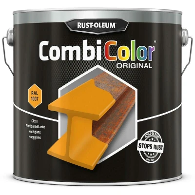 Afbeelding van Rust oleum Combicolor Hoogglans Narcissengeel 1007 2,5 Liter