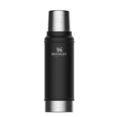 Afbeelding van Stanley THE Legendary Classic Bottle 0.75L Unisex Bidon, Maat: One Size, Matte black pebble