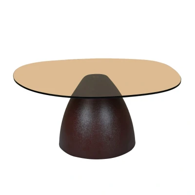 Afbeelding van Brix Salontafel Mylon Brown 86cm Bruin