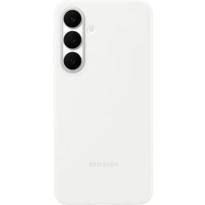 Afbeelding van Originele Silicone Backcover voor de Samsung Galaxy S25 FE Wit