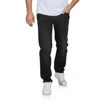 Afbeelding van Jack &amp; Jones Heren Jeans Broeken JJICLARK regular/straight Fit Zwart Volwassenen