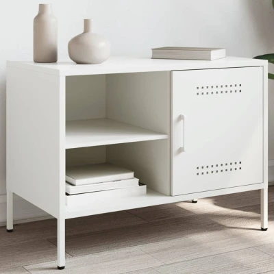 Afbeelding van Tv meubel 68x39x50,5 cm staal wit