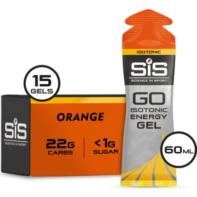 Afbeelding van Science in Sport SiS Go Isotonic Energygel Energie gel Isotone Sportgel Orange Smaak 15 x 60ml