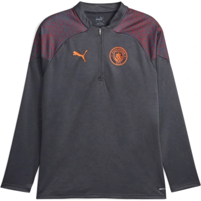 Afbeelding van Puma Senior Trainings 1/4 Zip Top Mcfc 016 Strong Gray aubergine