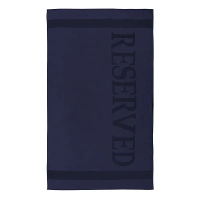 Image de Reserved serviette de plage 100x180 cm Bleu