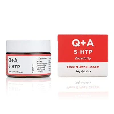 Afbeelding van Q+A 5 HTP Face and Neck Cream 50g