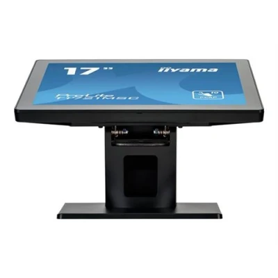Image de iiyama ProLite T1721MSC B2 Écran LED 17&quot; écran tactile 1280 x 1024 SXGA @ 75 Hz TN 250 cd/m² 1000:1 5 ms HDMI, VGA haut parleurs cadre noir avec finition mate