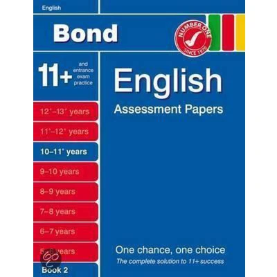 Afbeelding van Bond English Assessment Papers 10 11+ Years Book 2