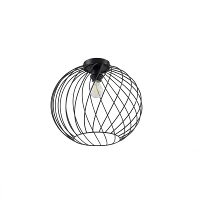 Afbeelding van Lindby plafondlamp 1licht Metaal H: 35.5 cm E27 zwart