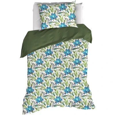 Afbeelding van De Witte Lietaer Bellflower Dekbedovertrek Eenpersoons 140x200/220 cm Eden