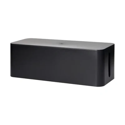Afbeelding van Miratic Kabelopbergdoos, kantoor, kabelbox, groot en geventileerd (zwart)