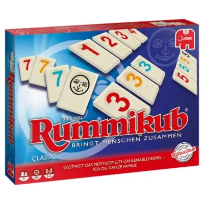 Afbeelding van Originele Rummikub Classic: het geavanceerde spel, voor 2 tot 4 spelers vanaf 7 jaar, speelduur 30 60 minuten