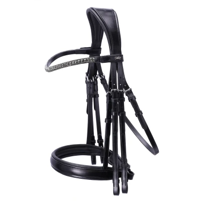 Image de Schockemöhle Ensemble Bride Brindisi Noir/Gris/Argent
