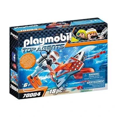 Afbeelding van PLAYMOBIL 70004 Top Agents Spy Team Underwater Wing,