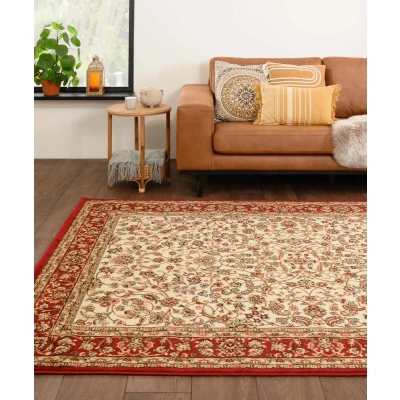 Afbeelding van Perzisch Tapijt Mirage Oasis Rood/crème 200x290 Cm