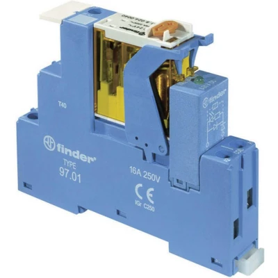 Afbeelding van Finder 4C.01.8.230.4060 Relaismodule Nominale spanning: 230 V/AC Schakelstroom (max.): 16 A 1x wisselcontact 1 stuk(s)