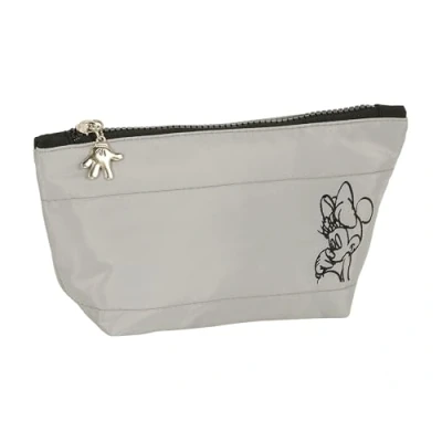 Afbeelding van Toilettas voor op School Minnie Mouse Teen Sand Lichtgrijs 23 x 12 8 cm