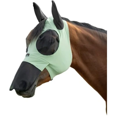 Afbeelding van HKM Vliegenmasker Elastic Met Neusnetje Jade XXS Agradi.be
