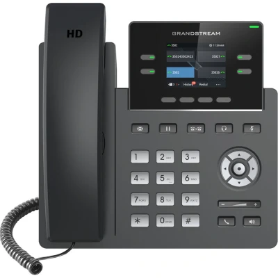 Afbeelding van Grandstream Networks GRP2612P IP telefoon Zwart 2 regels TFT