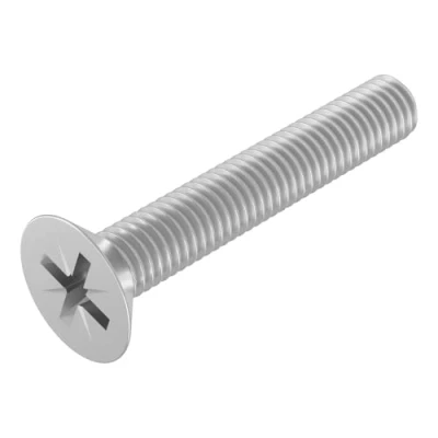 Afbeelding van SECCARO 20 stuks verzonken schroeven M5 x 30 mm roestvrij staal V2A VA A2 DIN 965 Phillip/PZ volledige schroefdraad