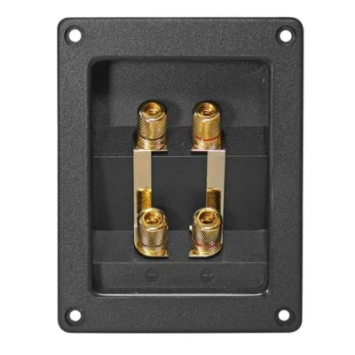 Afbeelding van Dynavox Luidspreker Aansluiting verguld 120x90mm