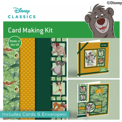 Afbeelding van The Jungle Book 6x6 Card Making Kit Makes 3 Cards