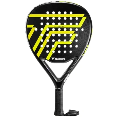 Afbeelding van Tecnifibre Wall Breaker 360 Padelracket Gram Druppel Zwart/Geel 2022 Unisex