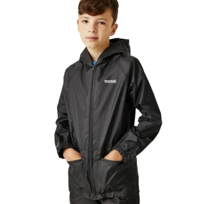 Afbeelding van Regatta Kids Stormbrk Jas Kinderen Zwart