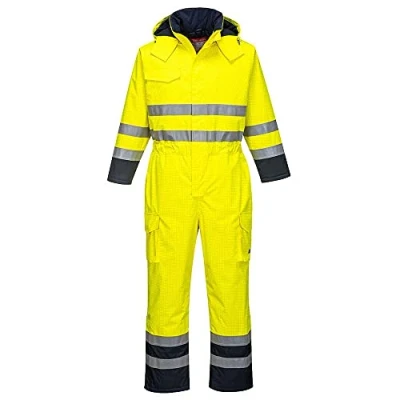 Afbeelding van Bizflame Regen Hi Vis Multi Overall maat L, Yellow/Navy