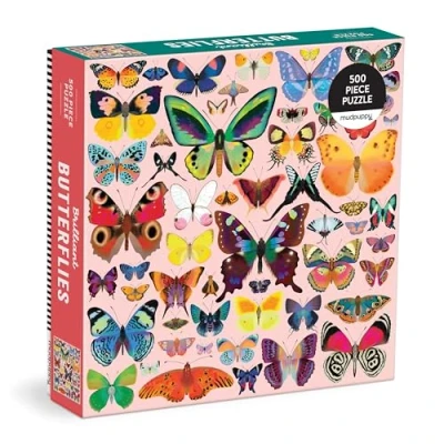 Afbeelding van Brilliant Butterflies 500 Piece Family Puzzle
