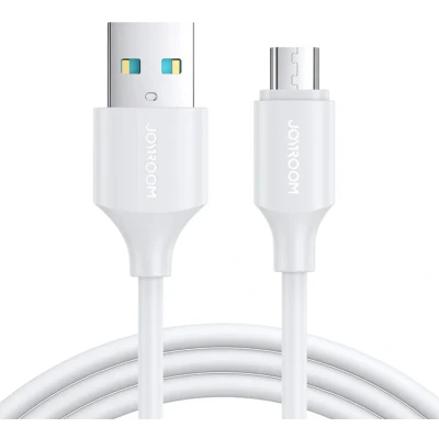 Afbeelding van JOYROOM USB A naar Micro Kabel 1 meter 2.4A Wit