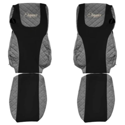 Afbeelding van F CORE Elegance FX07 GRAY Stoelhoes Grijs Met motief Kunstleer Voor