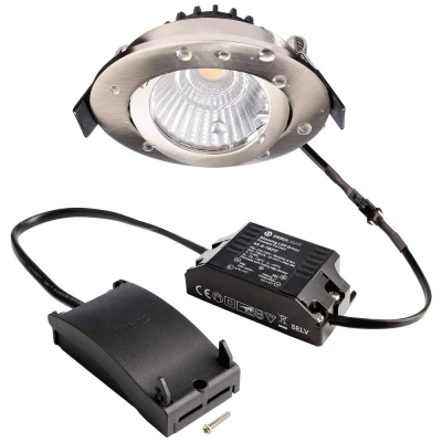 Afbeelding van Deko Light 565402 Dione IP LED inbouwlamp Energielabel: E (A G) vast ingebouwd 8.5 W Nikkel
