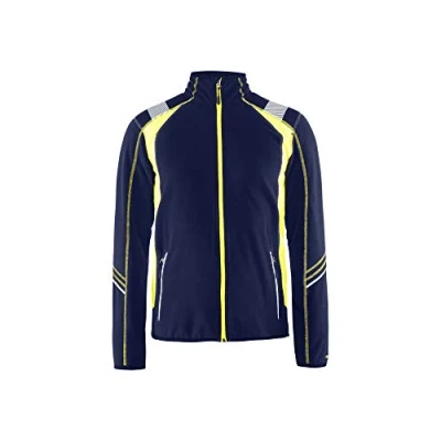 Afbeelding van Blaklader Microfleecevest Visible 4993 1010 Marine/High Vis Geel 4XL