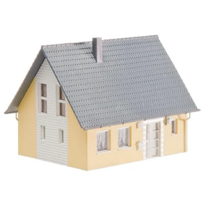 Afbeelding van Faller Eengezinswoning, geel modelbouwsets, hobbybouwspeelgoed voor kinderen, modelverf en accessoires