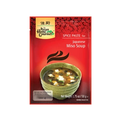Afbeelding van Asian Home Gourmet Japanse Miso soepen, 6 x 50 g, stuks
