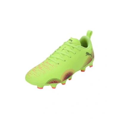 Image de PUMA FUTURE 8 PLAY FG/AG Football Boots Youth, Chaussures, Jaune Alert/Noir/Sun Struck, 35