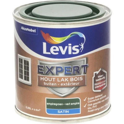 Afbeelding van Levis Expert Lak Buiten Satin Empiregroen 0.25L